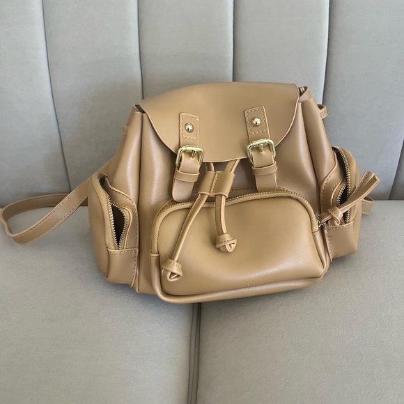 Faux Leather Mini Backpack - Picture 6 of 6